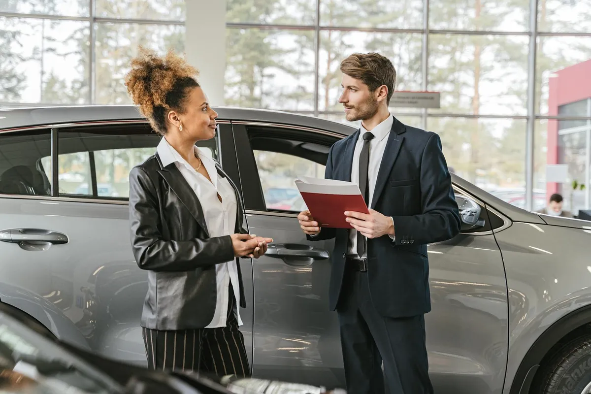 A used car negotiation in progress